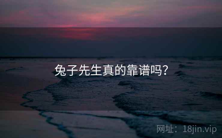 兔子先生真的靠谱吗？